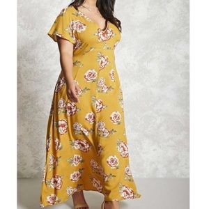Yellow maxi dress